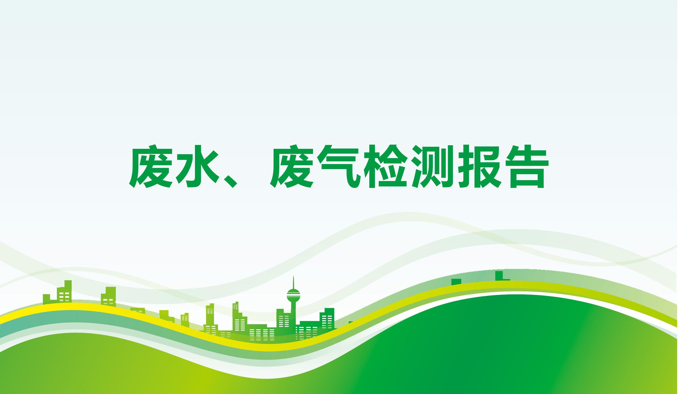 废水、废气检测报告-304am永利集团